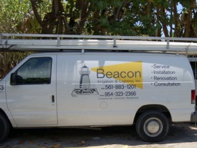 Beacon-Irrigation-Co-service-truck-boca-raton