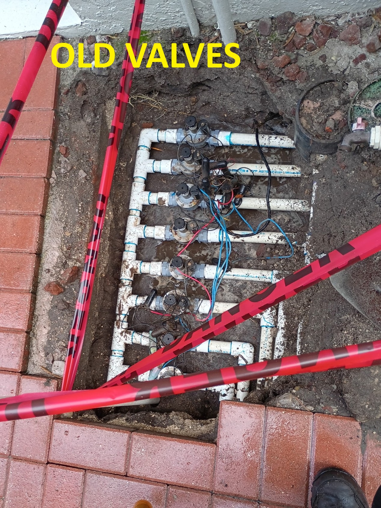 delray beach old sprinkler zone valves not working