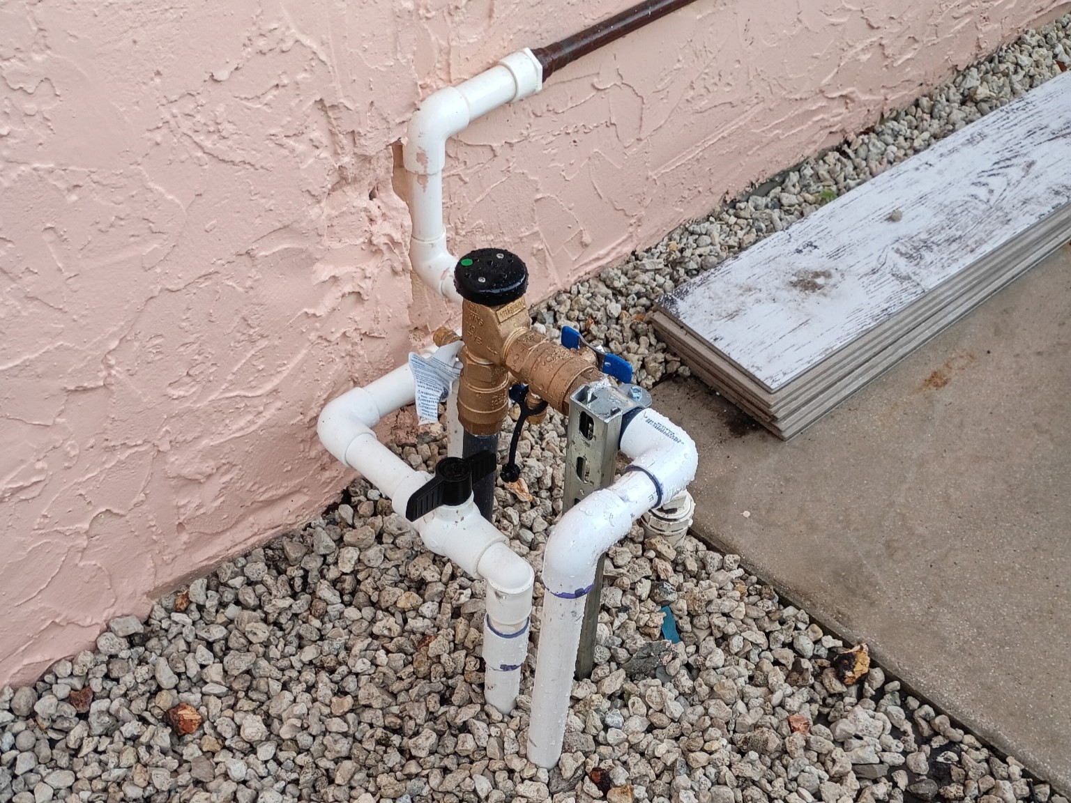 install new backflow valve boynton beach residential sprinkler system